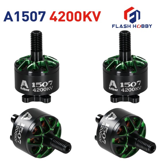 FLASH HOBBY Arthur A1507 3800KV/ 4200KV Mini Competition Brushless Motor for Racing Long Range